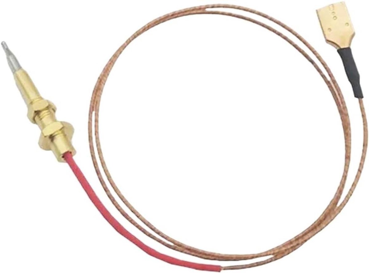 Universeel Gasthermo-element - Thermokoppel Brander - Apparaten Beveiligen - Vlam Fail Safe - 65 cm - Zilver