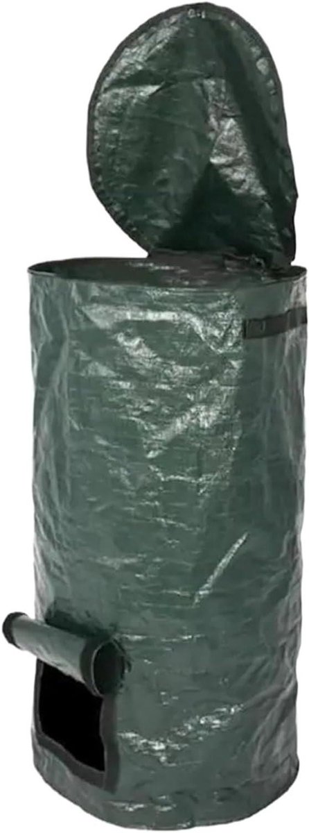 Opvouwbare Compost Zak - Afval Collector Tuin - Tuinafval Verwerken - Heavy Duty Design - L - Groen
