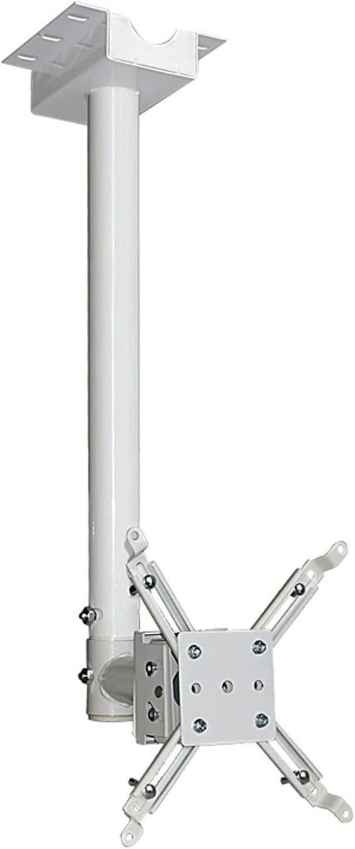 Projector Beugel - Beamer Montage - Presentaties Geven - Intrekbare Standaard - 165 cm - Zilver