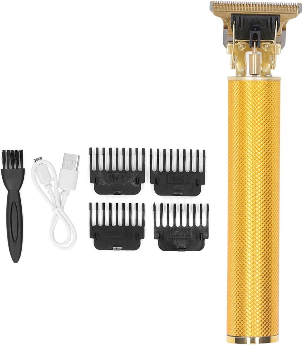 Haartrimmer Heren - Kapper Trimmer - Thuis Kapper - Aluminium Legering - 19 x 5 x 7 cm - Zwart