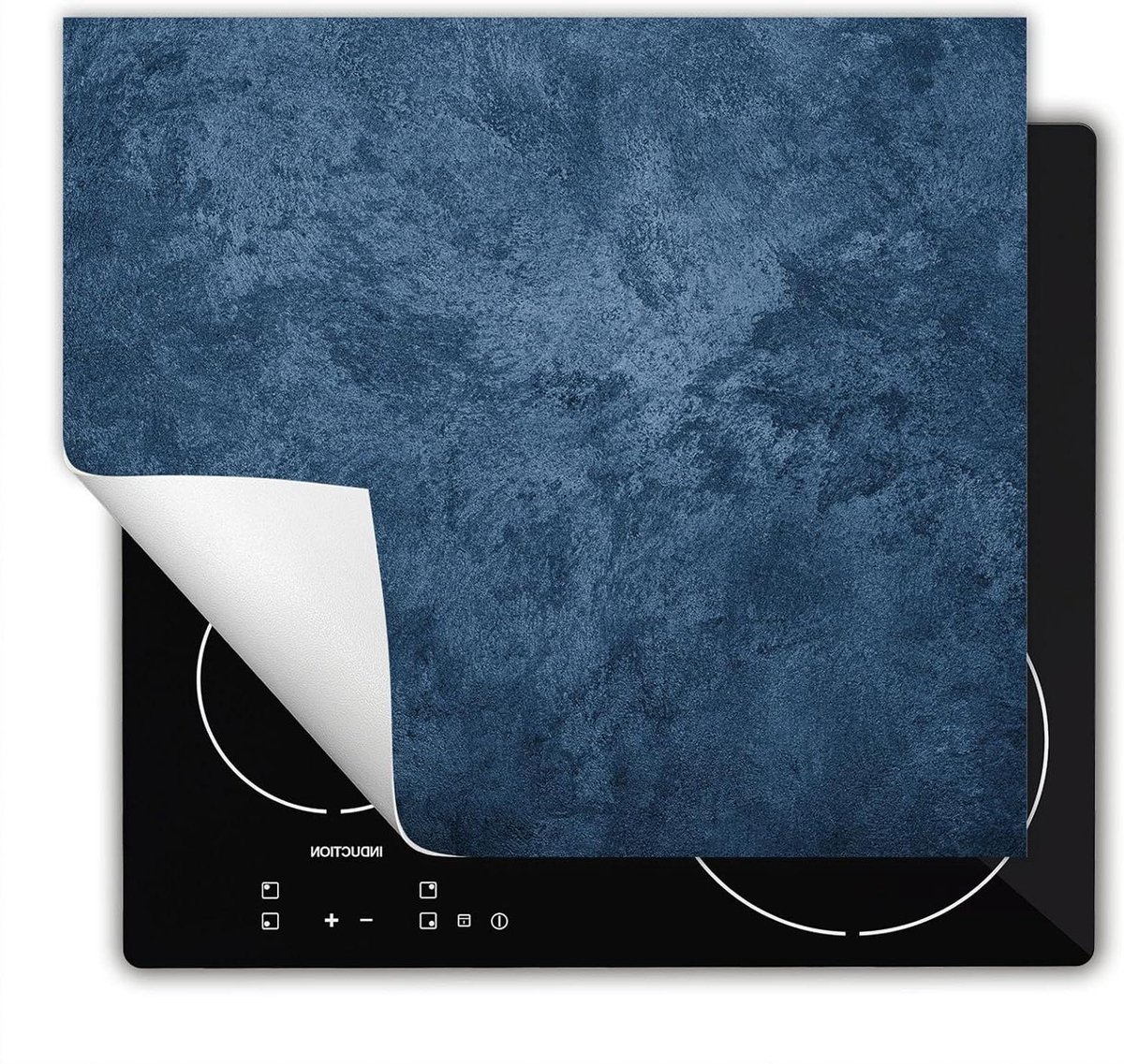 Inductie Beschermer - Kookplaat Mat - Aanrechtblad Vergroten - Krasbestendig - 60x52 cm - Blauw Leisteen