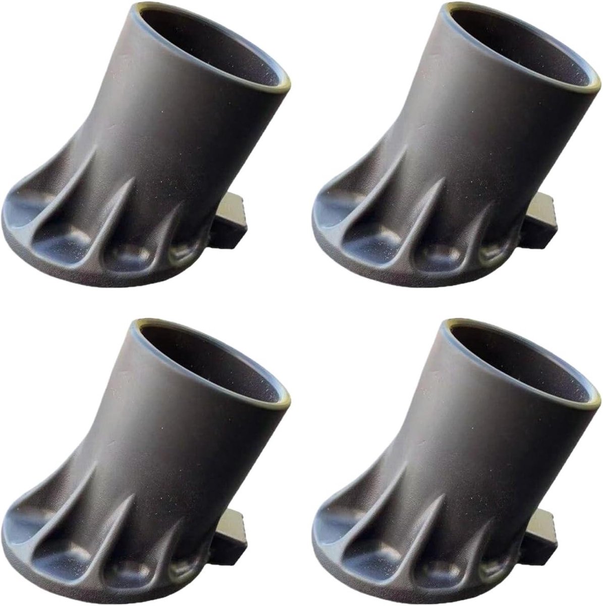 Laddervoeten Stabilisator - Antislip Pads - Veilig Werken - Krasbestendige Beweging - 10x10x10 cm - Zwart