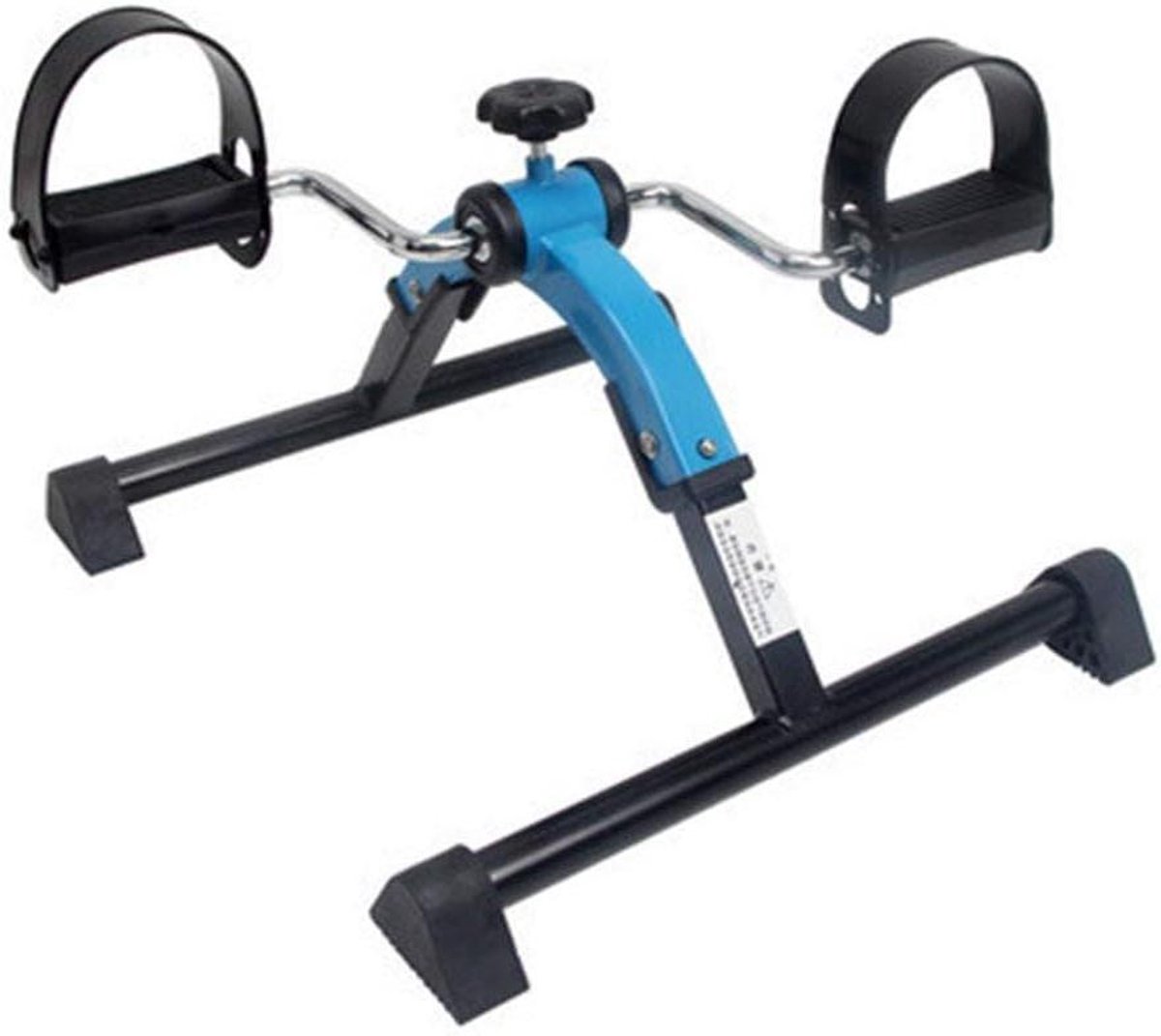 Opvouwbare Pedaaltrainer - Mini Hometrainer Arm Been - Fitness Thuis - Lichtgewicht Opvouwbaar - 15.5 Inch Hoog - Zwart