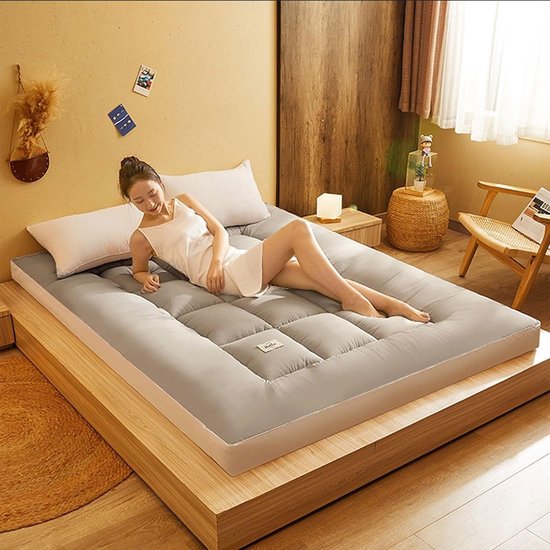 Tatami Matras - Japanse Futon Vloermat - Overal Slapen - Hoge Dichtheid Vulling - 120x200cm - E — afbeelding 2