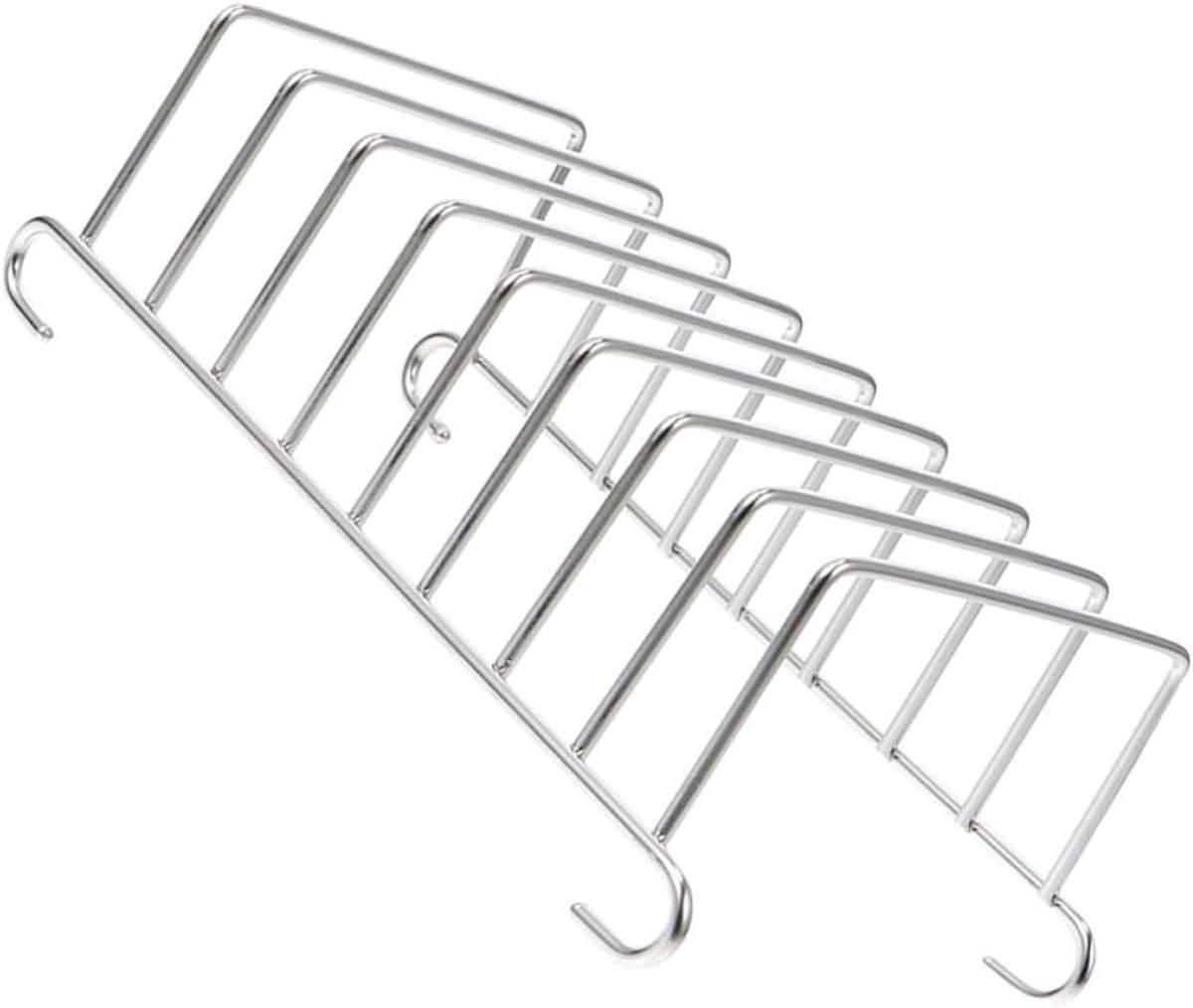 Airfryer Rek Bakrooster Koelrek Bereidingen Roestvrij Staal 15.5 x 8.5 x 5.5 cm Zilver