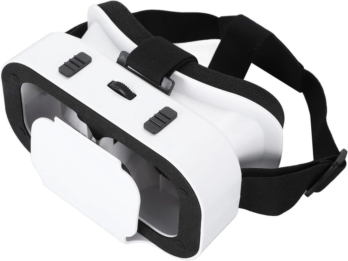 VR Headset - 3D Bril VR Bril - Immersief Kijken - Verstelbare Pupilafstand - 4.7-6.53 Inch - Wit