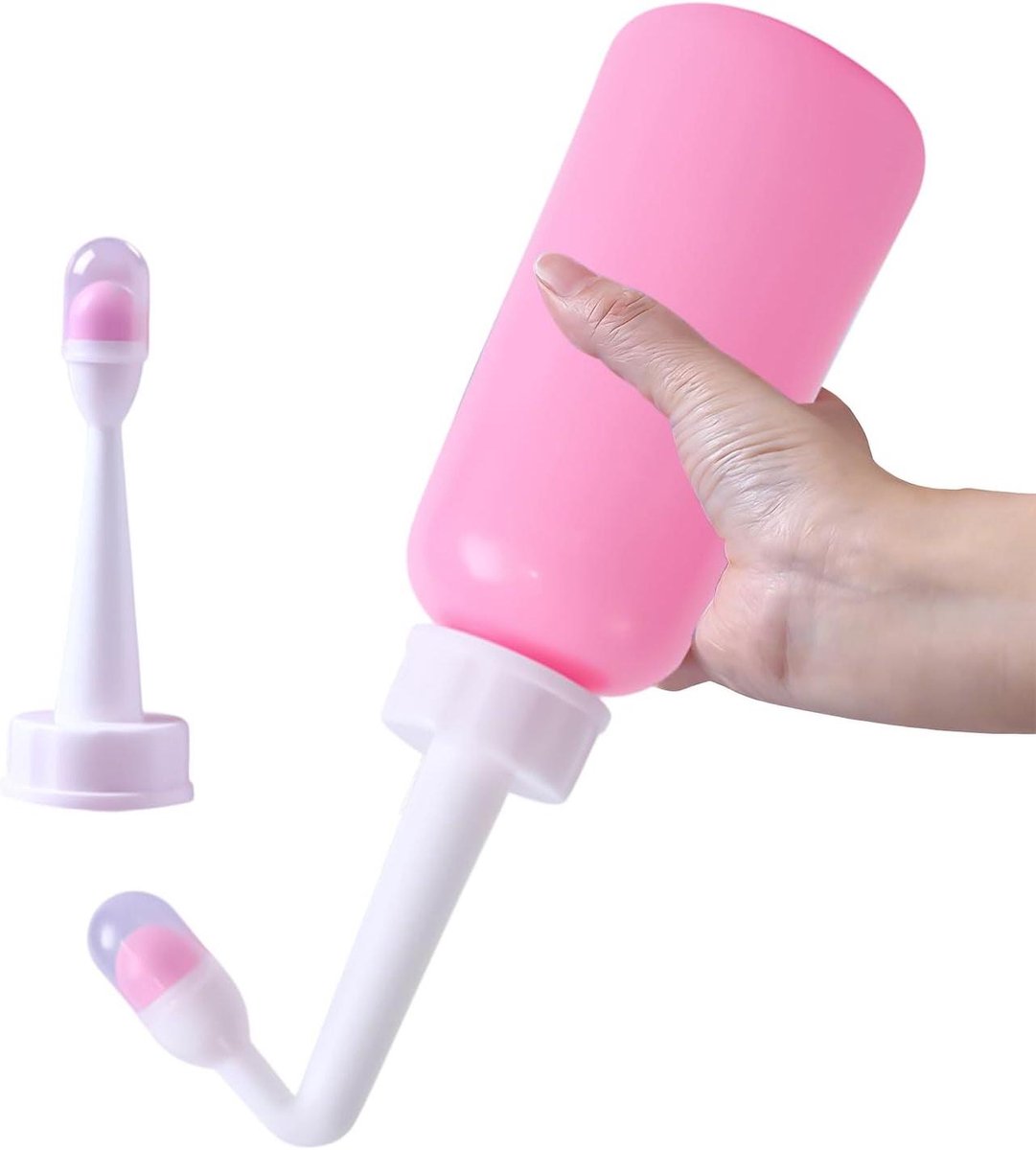 Draagbare Bidet - Handdouche Toilet Spray - Persoonlijke Hygiëne - Hittebestendig Ontwerp - 17 x 7 cm - Wit