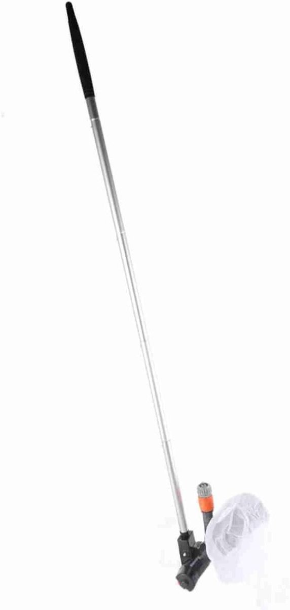 Draagbare Zwembadstofzuiger - Onderwaterreiniger Zwembad - Zwembad Schoonmaken - Aangedreven door Tuinslang - 39.98 x 36.98 x 4.98 cm - Grijs