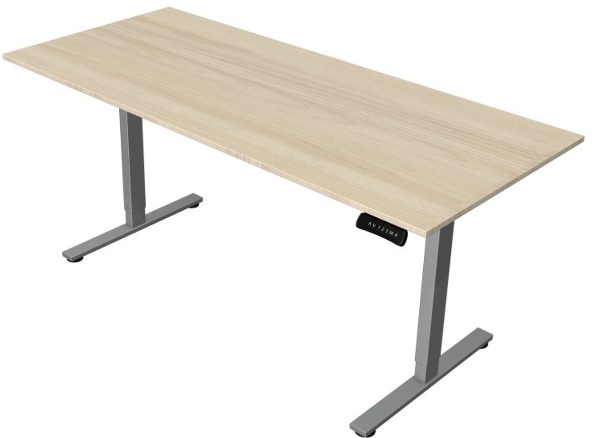 Kerkmann Zit-sta bureau Move New Base – Elektrisch bureau – 160 x 80 cm – Essen essen kleurig