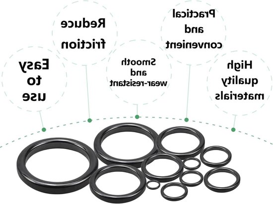 Complete Set van 22 Visspullen met Keramische Gidsringen voor Vissers - Reparatie Accessoires voor Hengels, Hengelonderdelen en Vissport van Merkloos — afbeelding 3