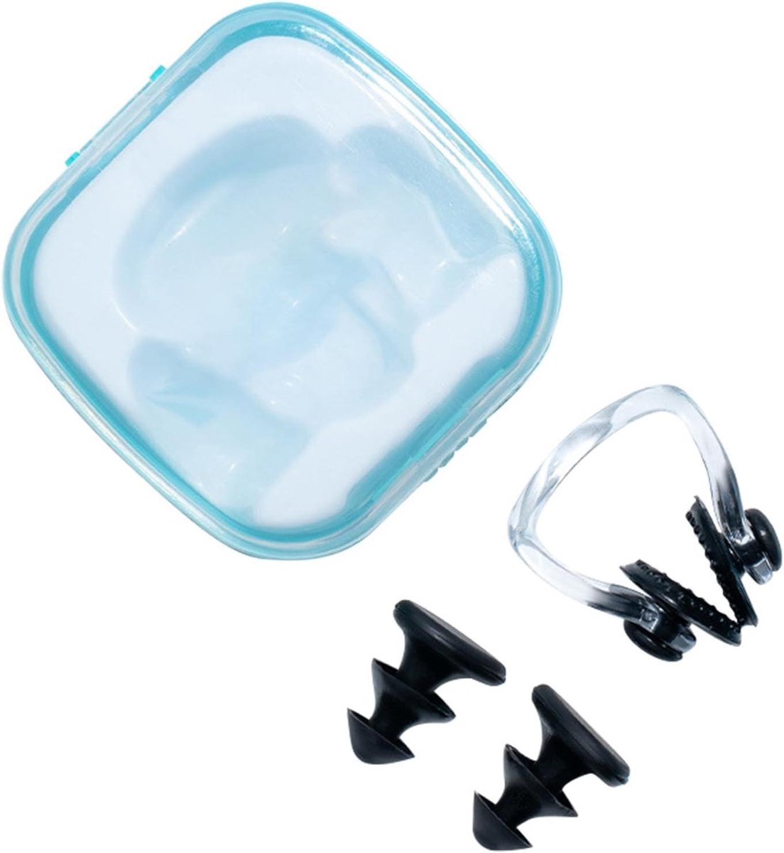 Zwemoordopjes - Oordopjes zwemmen - Water buiten houden - Ergonomisch drielaags ontwerp - 6.5 x 6.5 x 2.3 cm