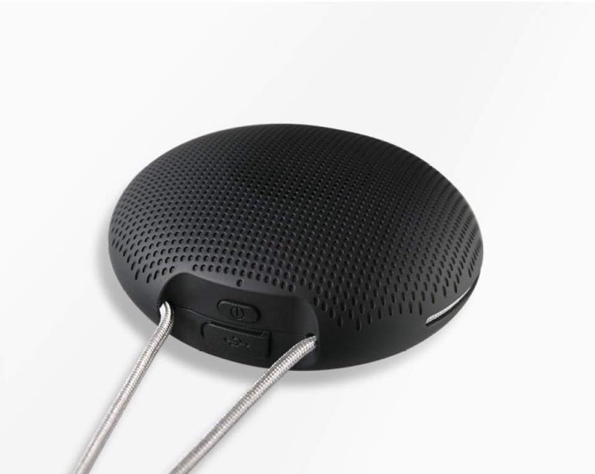 Mini Bluetooth Speaker - Draagbare Speaker - Muziek Luisteren - Waterdicht Ontwerp - 98 x 98 x 40 mm - Zwart