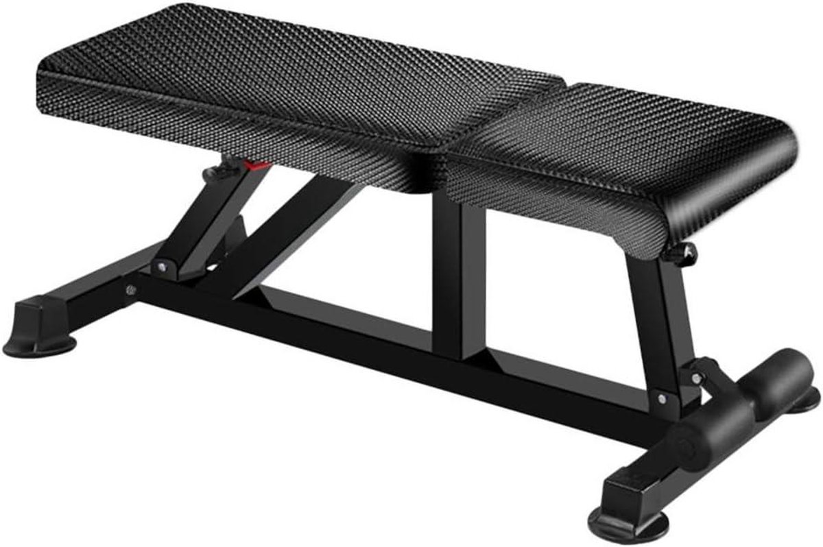 Verstelbare Fitnessbank - Trainingsbank Gewichtbank - Full Body Workout - 11 Rugleuning Posities - Max. 200 kg Belasting - Zwart