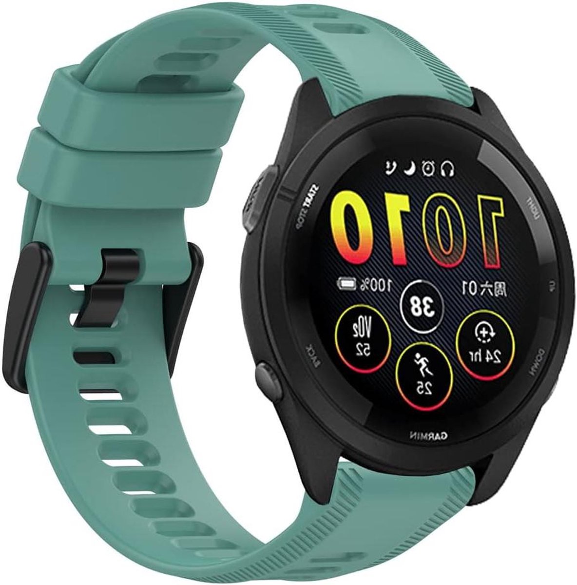 Sport Horlogeband - Vervangende Bandjes - Actief Leven - Zacht Materiaal - One Size - Blauw