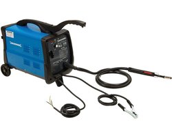 MIG/MAG Lasser - Metaallasser Lasapparaat - Metaal Bewerken - Gas en Gasloos Lassen - 30-135A - Zilver