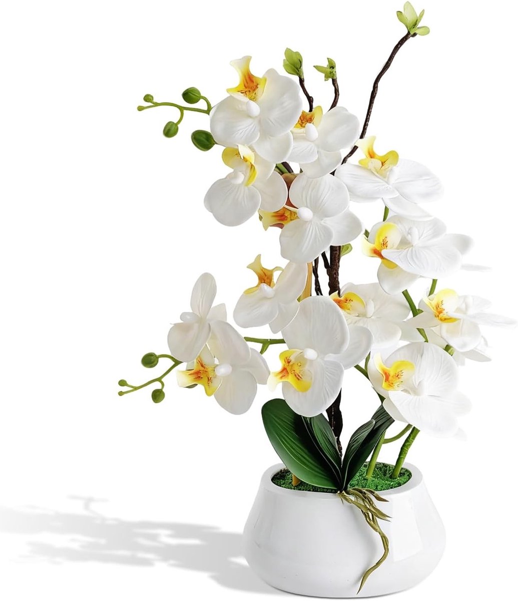Kunstorchideeën 45 cm - Realistische Bloemstukken voor Decoratie en Interieur Styling