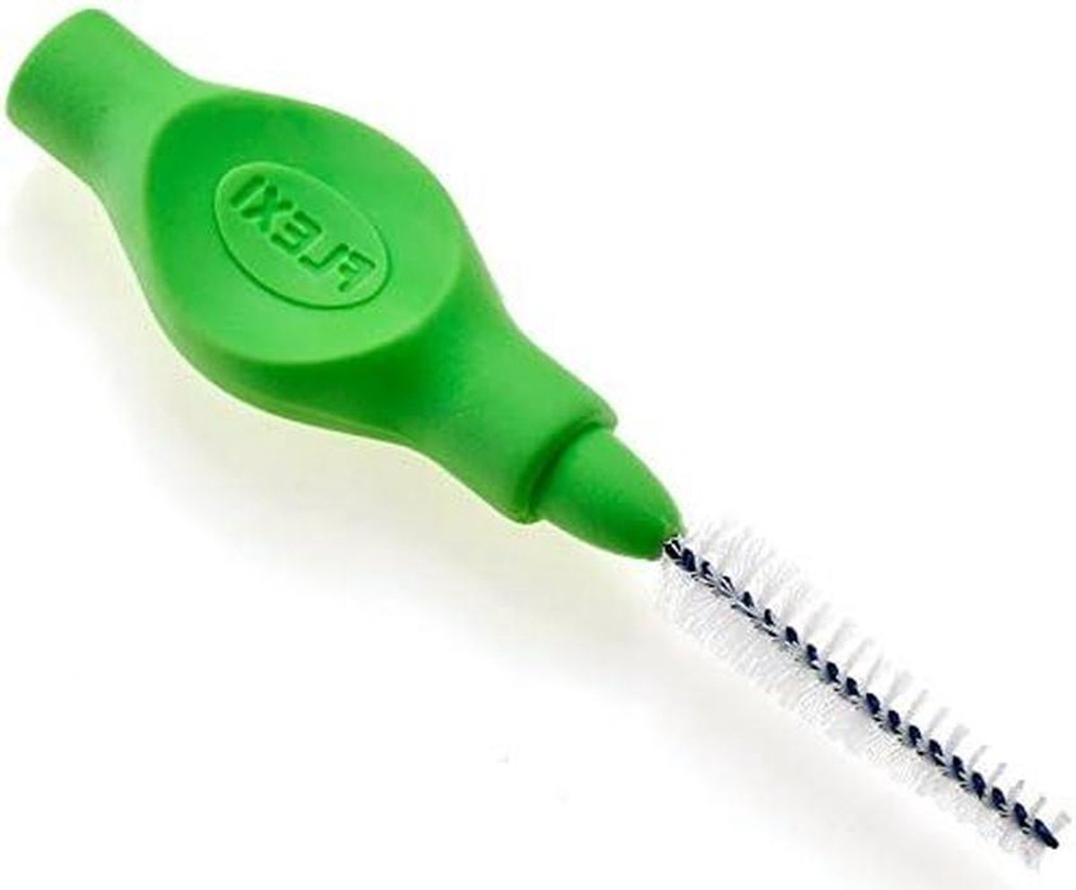 Interdentale Borstels - Tandenstokers - Tanden Reinigen - Flexi Grip - 1 mm - Lichtgroen