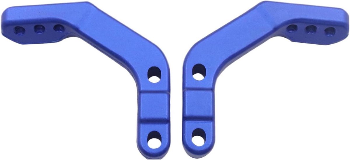 Motorfiets Handbeschermer Kit - Montagebeugel Handkappen - Stuur Beschermen - Aluminium Legering Constructie - 28mm Stuur - Blauw