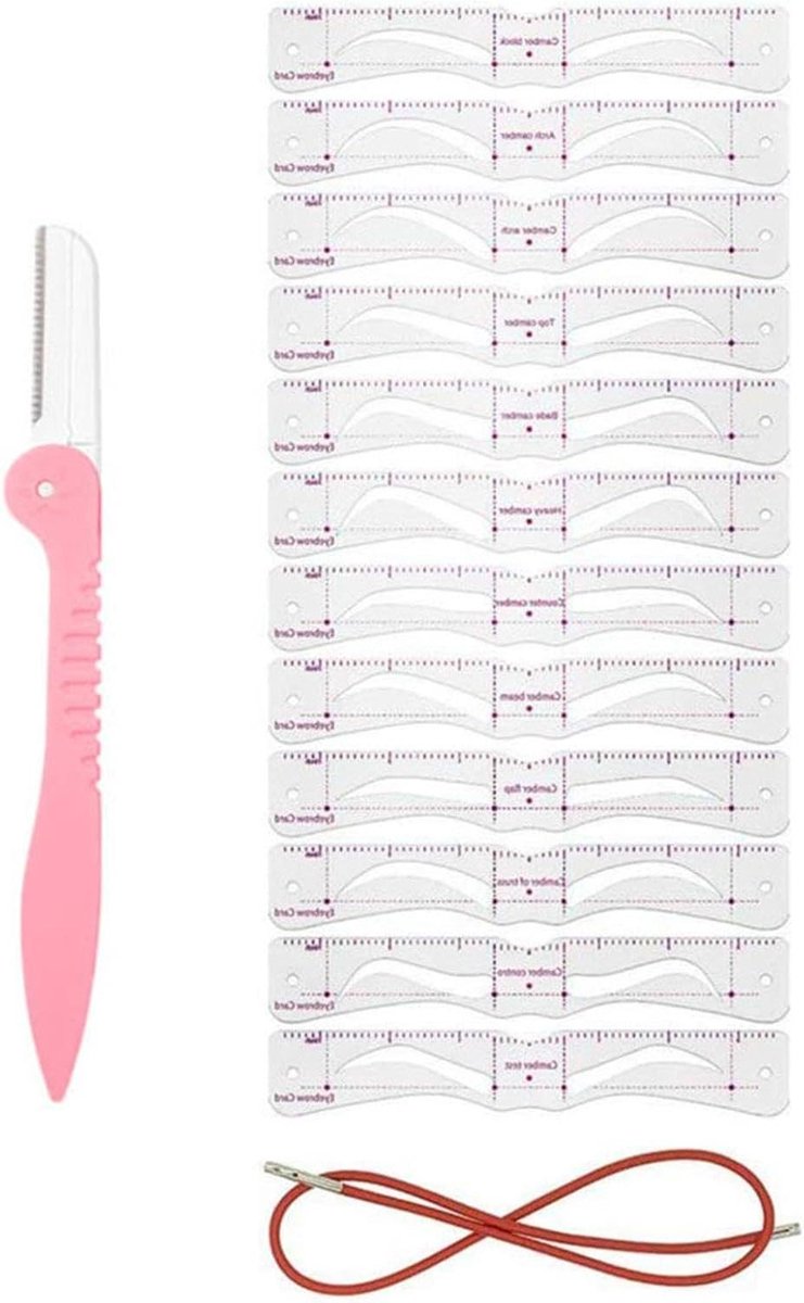 Wenkbrauw Sjabloon - Wenkbrauw Mal - Make-up Aanbrengen - Handsfree Ontwerp - 12 Stijlen - Niet gespecificeerd