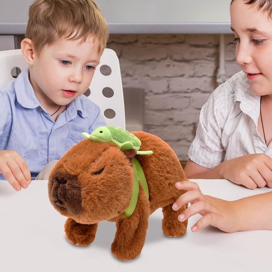 Pluche Dier - Knuffel Dier - Kinderspel - Interactief Pluche - 15 cm - Blauw — afbeelding 2