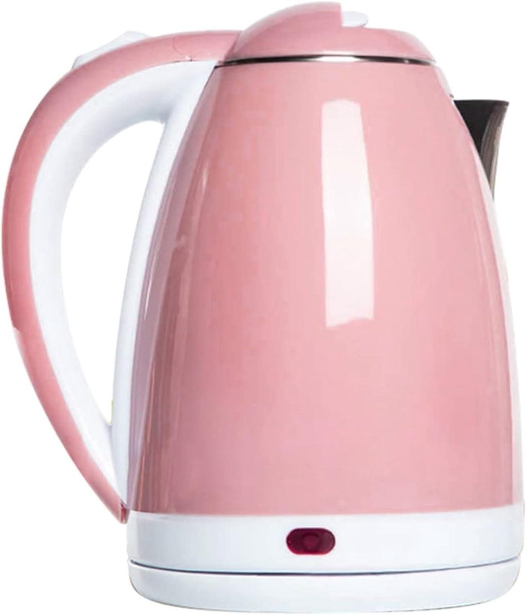 Elektrische Waterkoker - Snelkookpan Water - Koken & Serveren - Anti-Brand Handgreep - 2 Liter - Roze