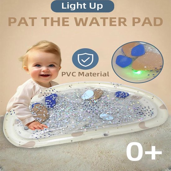 Watermat Kinderen - Opblaasbaar Activiteitenmatras - Zintuiglijk Spelen - Met Verlichting - 73 cm x 42 cm - Enkel attribuut — afbeelding 3