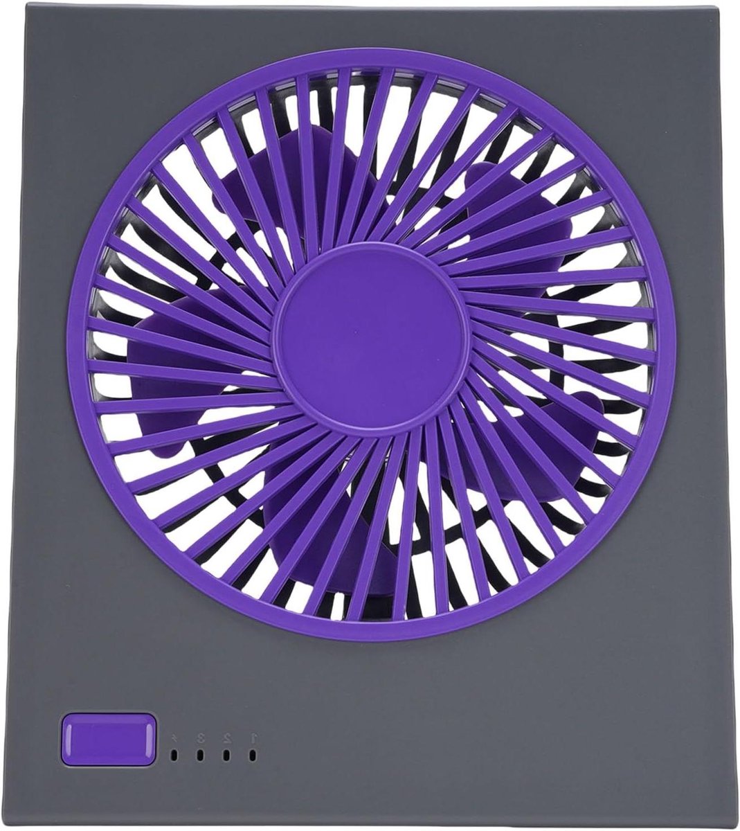 Bureau Ventilator - Tafelventilator Mini - Persoonlijke Koeling - Vier Snelheden - 16.5 cm - Grijs paars