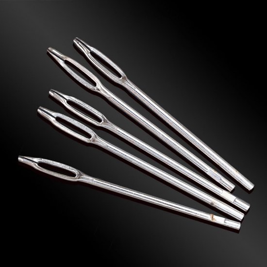 Bandendoppen Reparatiekit - Bandenreparatie Gereedschap - Lekke Banden Herstellen - Robuuste Boringnaalden - 5 Stuks - Niet Van Toepassing — afbeelding 2