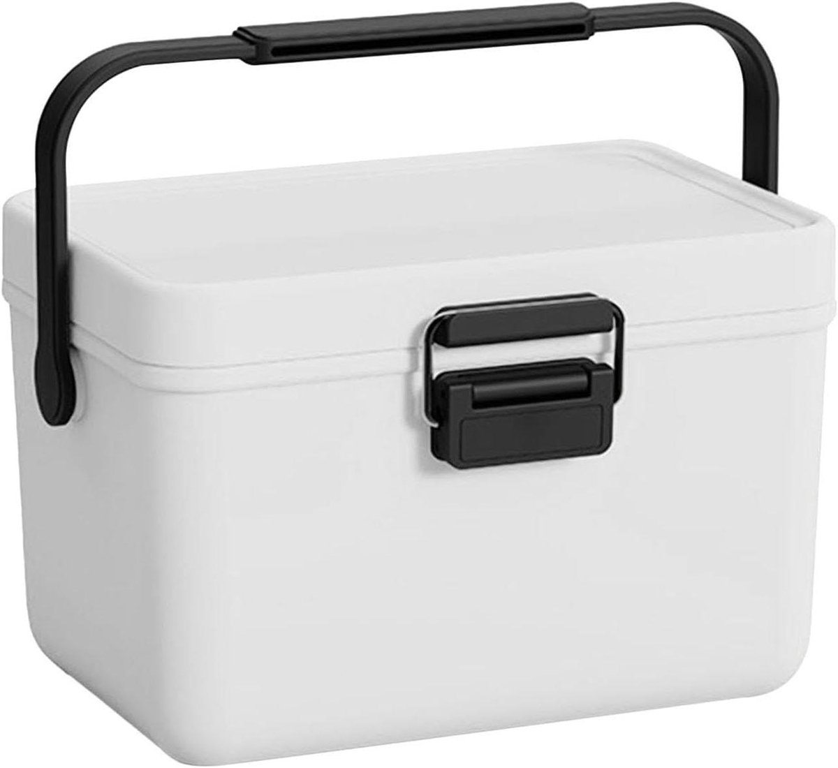 Mini Koelbox - IJskist Draagbaar - Eten en Drinken Koelen - 48 Uur Temperatuur Behoud - 3.8 Liter - Wit