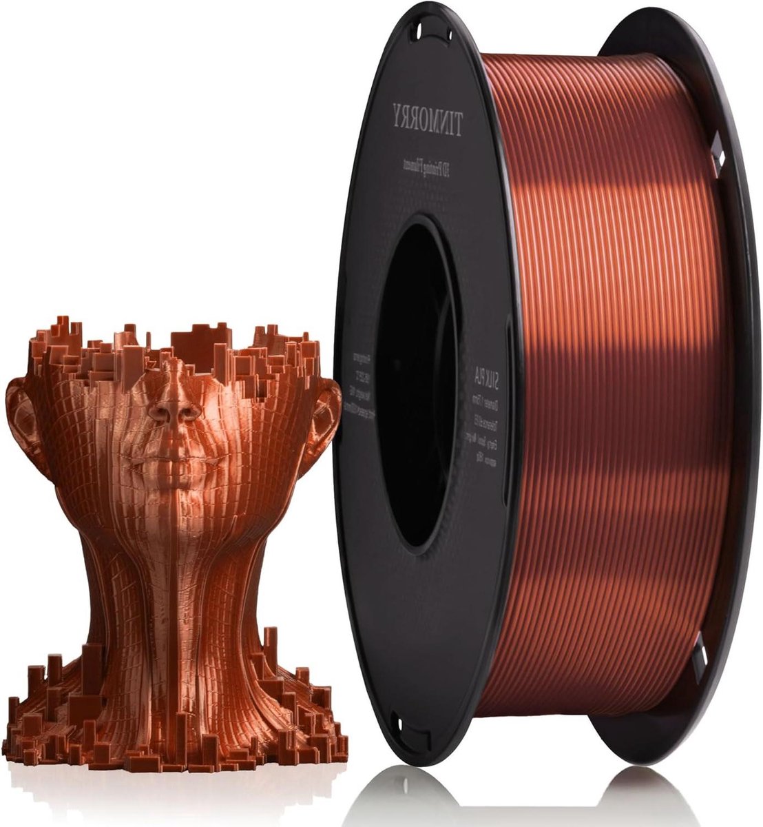 PLA Filament - 3D Printer Draad - Decoraties Printen - Unieke Zijdeglans - 1.75 mm - Koper