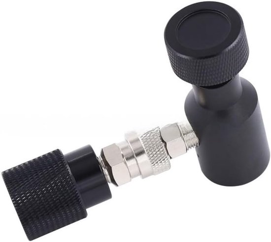 Gas Aansluitadapter - Cilinder Adapter - Gas Aansluiten - Brede Compatibiliteit - 10 x 10 x 5 cm - Zwart — afbeelding 3