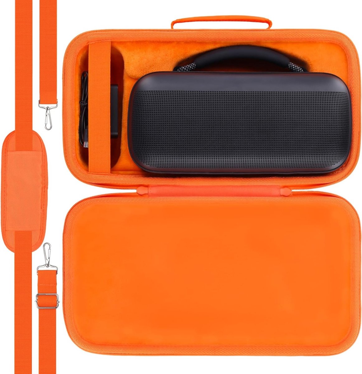 Duurzame Hard Travel Case voor Bluetooth Draagbare Speaker - Bescherming, Opbergruimte en Mobiliteit