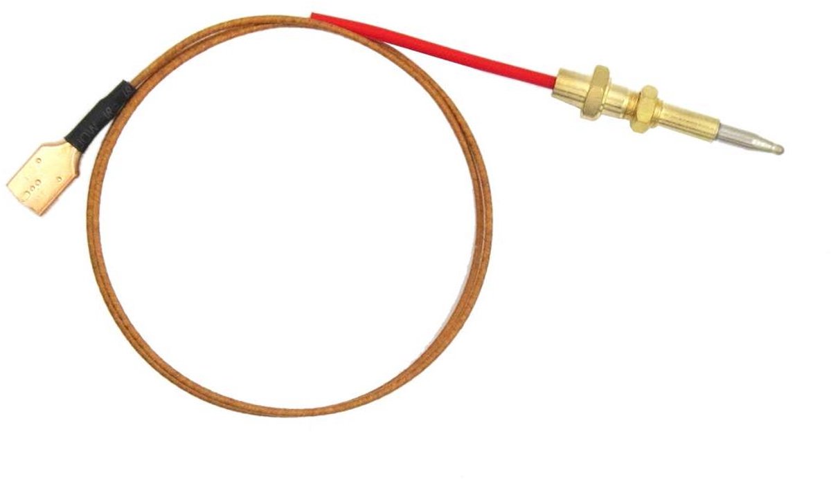Thermokoppel Sensor - Temperatuurvoeler Gas - Veiligheid Magneet - Snelle Kleptijd - 600 mm Lengte - Koper