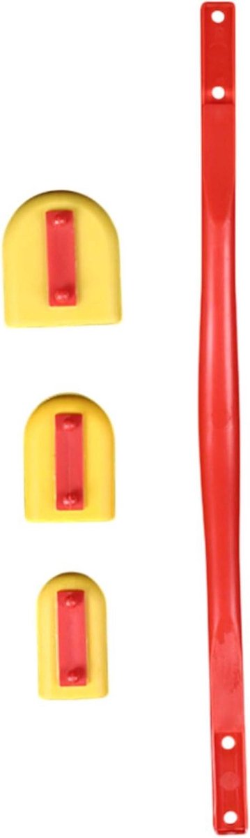 Kit Afwerkgereedschap - Kitstrijker Schraper - Kit Verwijderen Aanbrengen - Verwisselbare Koppen - Meerdere Maten - Niet Gespecificeerd