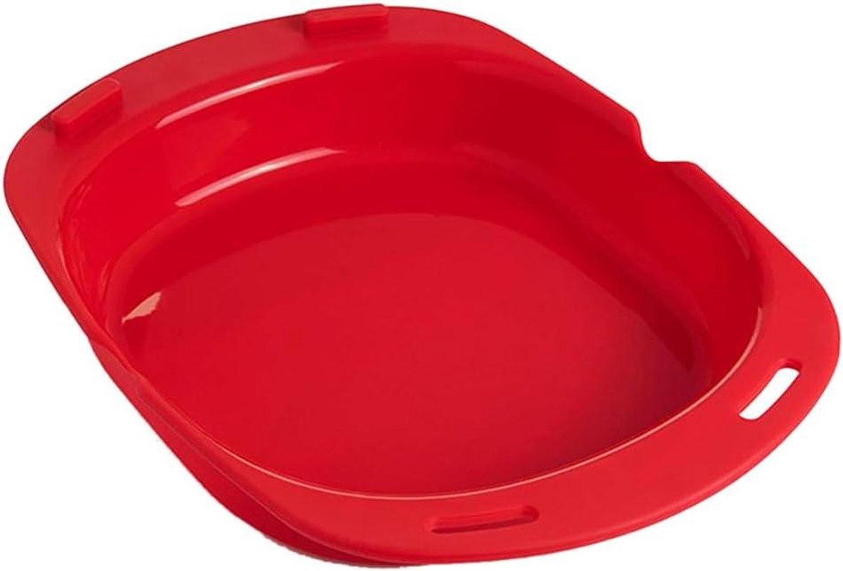 Magnetron Omelet Maker - Eier Rol Bakpan - Snel Ontbijt Maken - Anti-aanbaklaag Opvouwbaar - 24 cm - Meerkleurig
