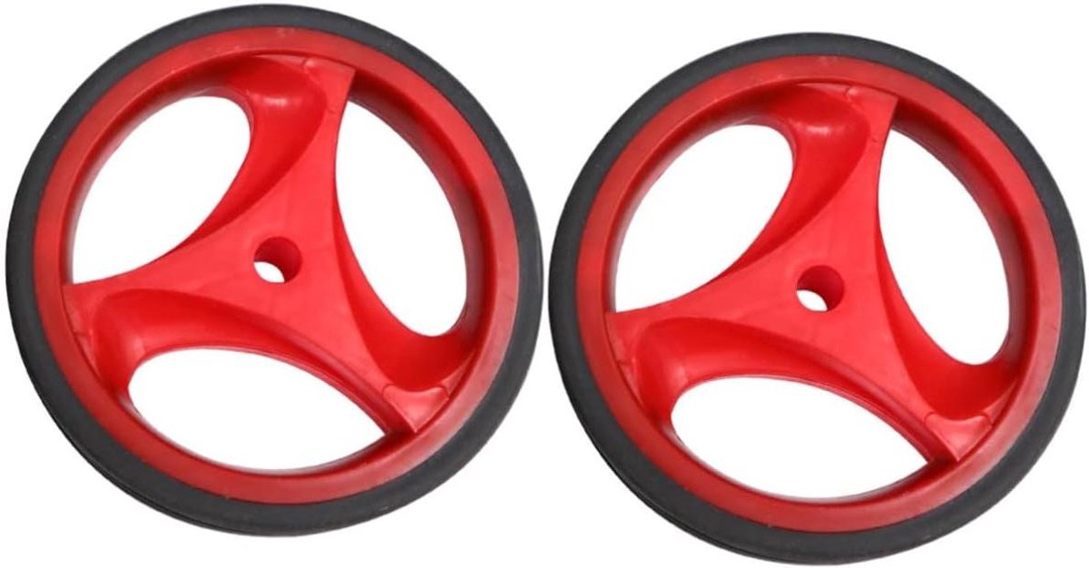 Kinderfiets Zijwieltjes Hulpwielen Fiets Kind Leren Fietsen Knipperende Lichten 2 inch Rood