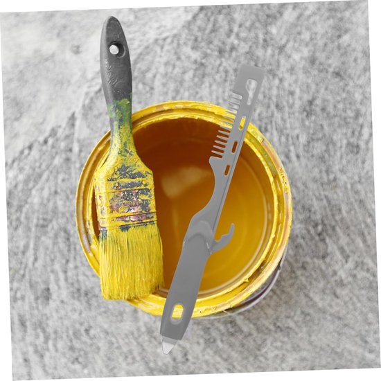 Verfroerstokje - Verfmixer - Verf mengen - Lange steel - 35 cm - Grijs — afbeelding 2