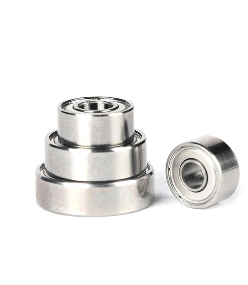 Reservepads voor Nagelboren - Machine Onderdelen - Nagelstyling - ABEC-9 Kwaliteit - 4 Stuks - Zilver