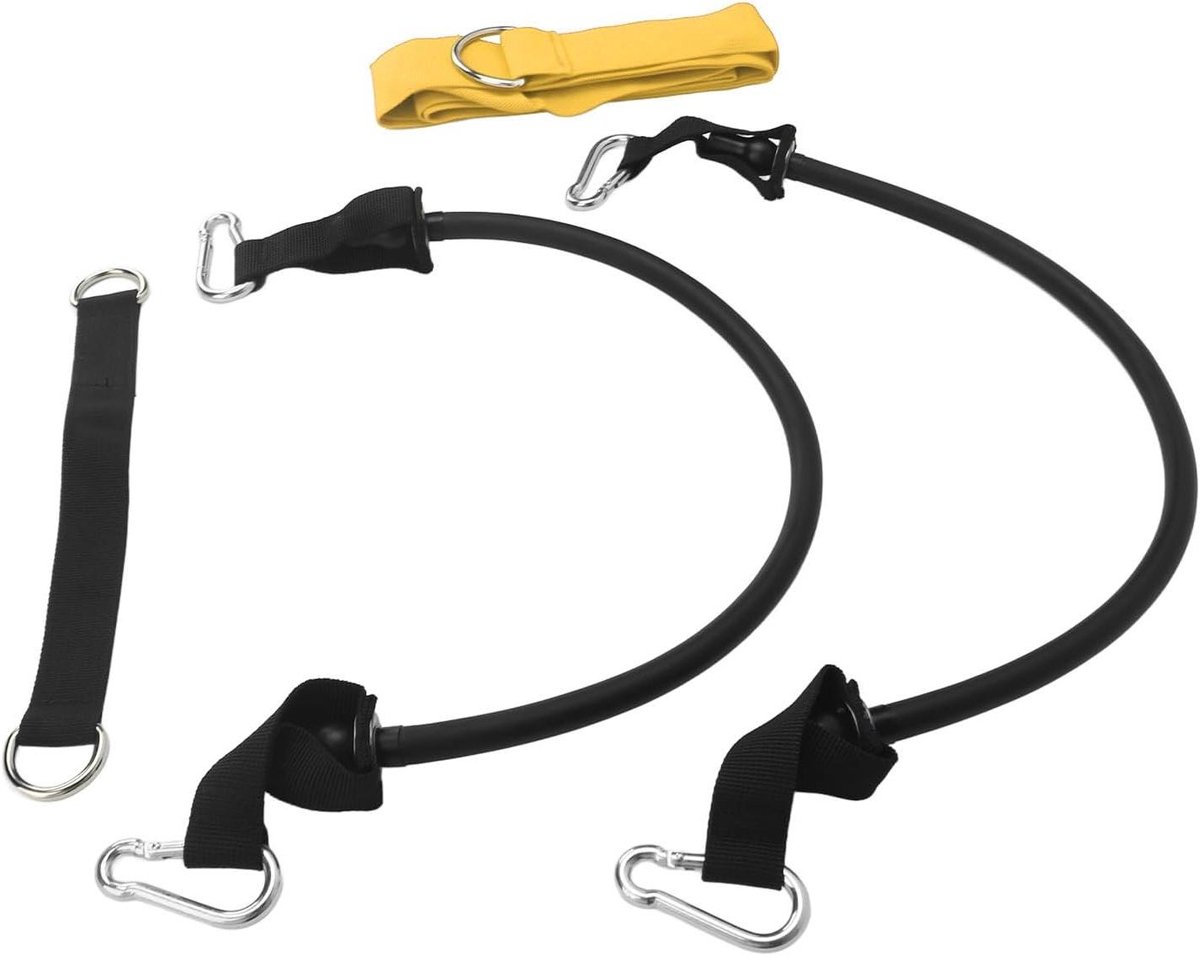Golf Swing Trainer - Oefenriem Rotatie - Golf Techniek Verbeteren - Multifunctionele Training - 26x26x8 cm - Geel
