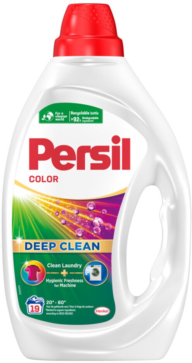 Persil Wasmiddel Gel Color 19 Wasbeurten Gekleurde was 855 ml