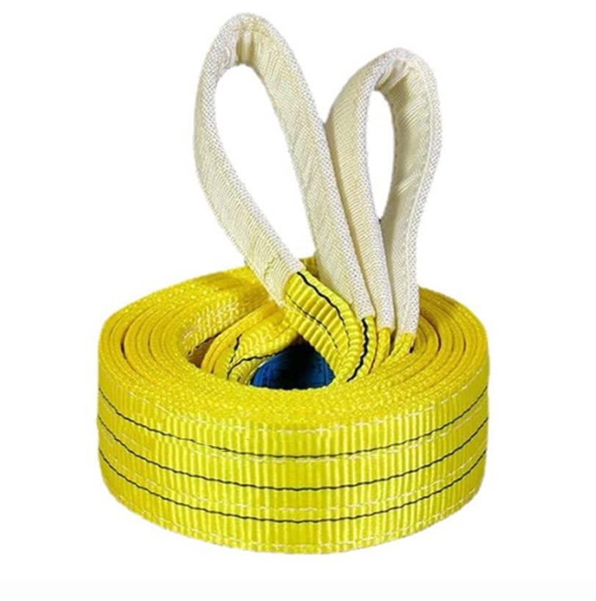 Hefband Polyester - Sjouterband - Ladingen Verplaatsen - Sterk Slijtvast - 6 Ton 8 Meter - Oranje