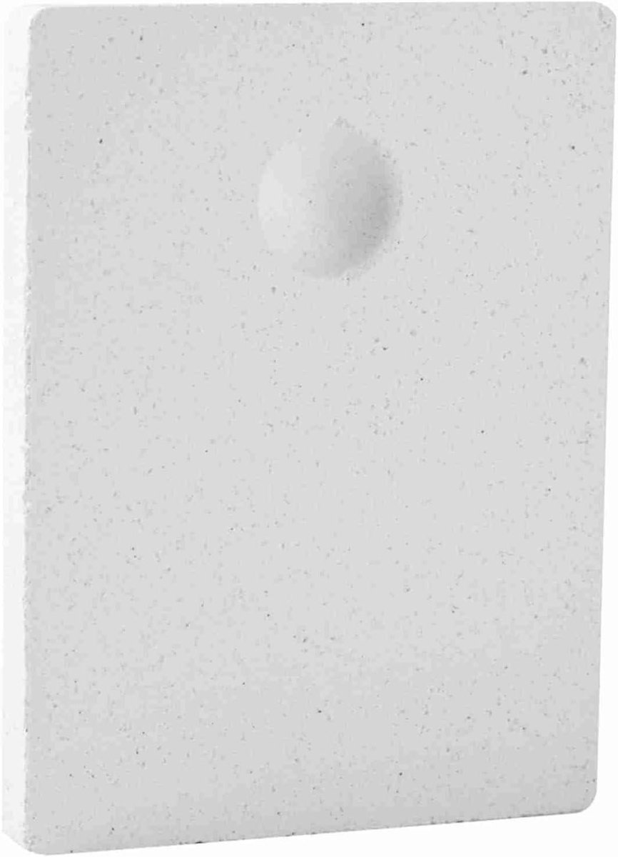 Isolerende Vuursteen - Hittebestendige Steen - Sieraden Maken - Hoge Temperatuur Isolatie - 15.5 x 11.8 cm - Grijs