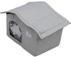 Golden crown - Koelhuis voor katten - Kattenhuis met airconditioning - Groot 20 cm - Verkoelend katoen - Ideaal voor warme dagen - Geschikt voor katten
