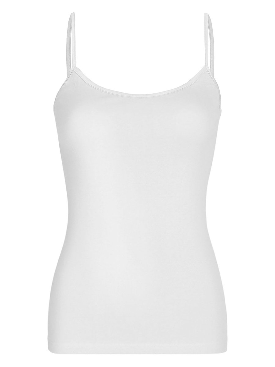 Dames spaghetti-top Pure