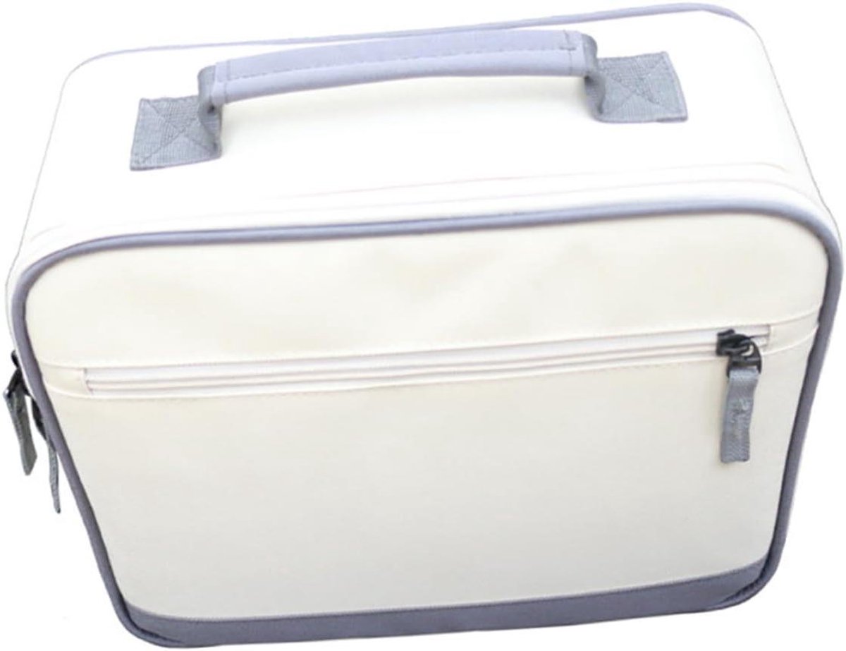 Digitale Accessoire Tas - Opbergtas - Reizen Opslag - Grote Capaciteit - 29 x 23.5 x 11 cm - Wit