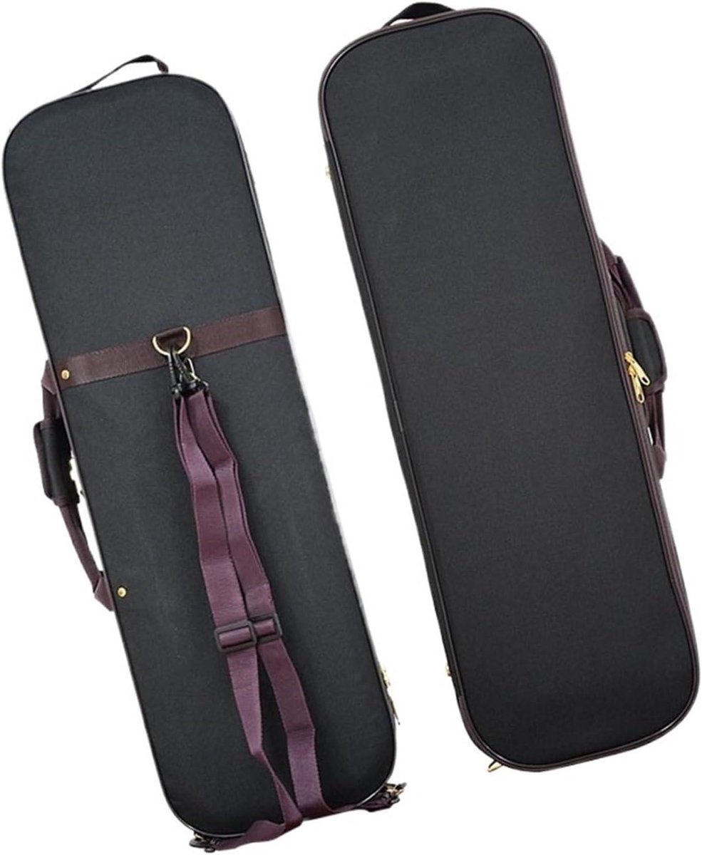 Vioolkoffer - Instrument tas - Muziek transport - Drukbestendig schuim - 4/4 formaat - Zwart