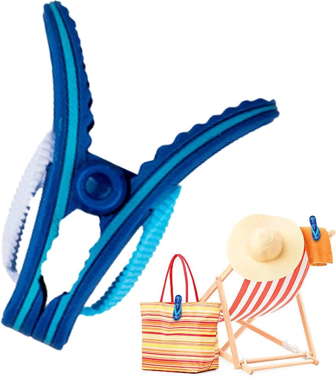 Handdoekclips - Strandclips - Strand Genieten - Decoratief Ontwerp - Meerdere Vormen - Levendig