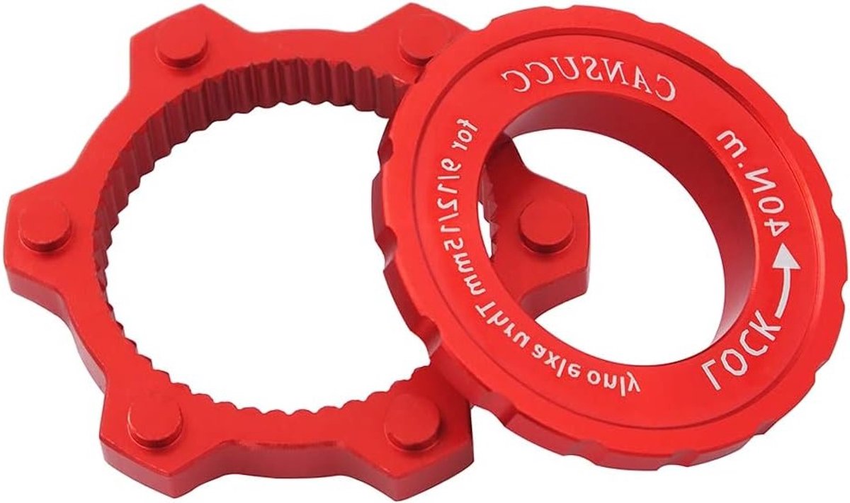 Centrale Vergrendelingsadapter - Rotor Conversie Stoel - MTB Fietsen - 6 Bouten - Centerlock - Zwart