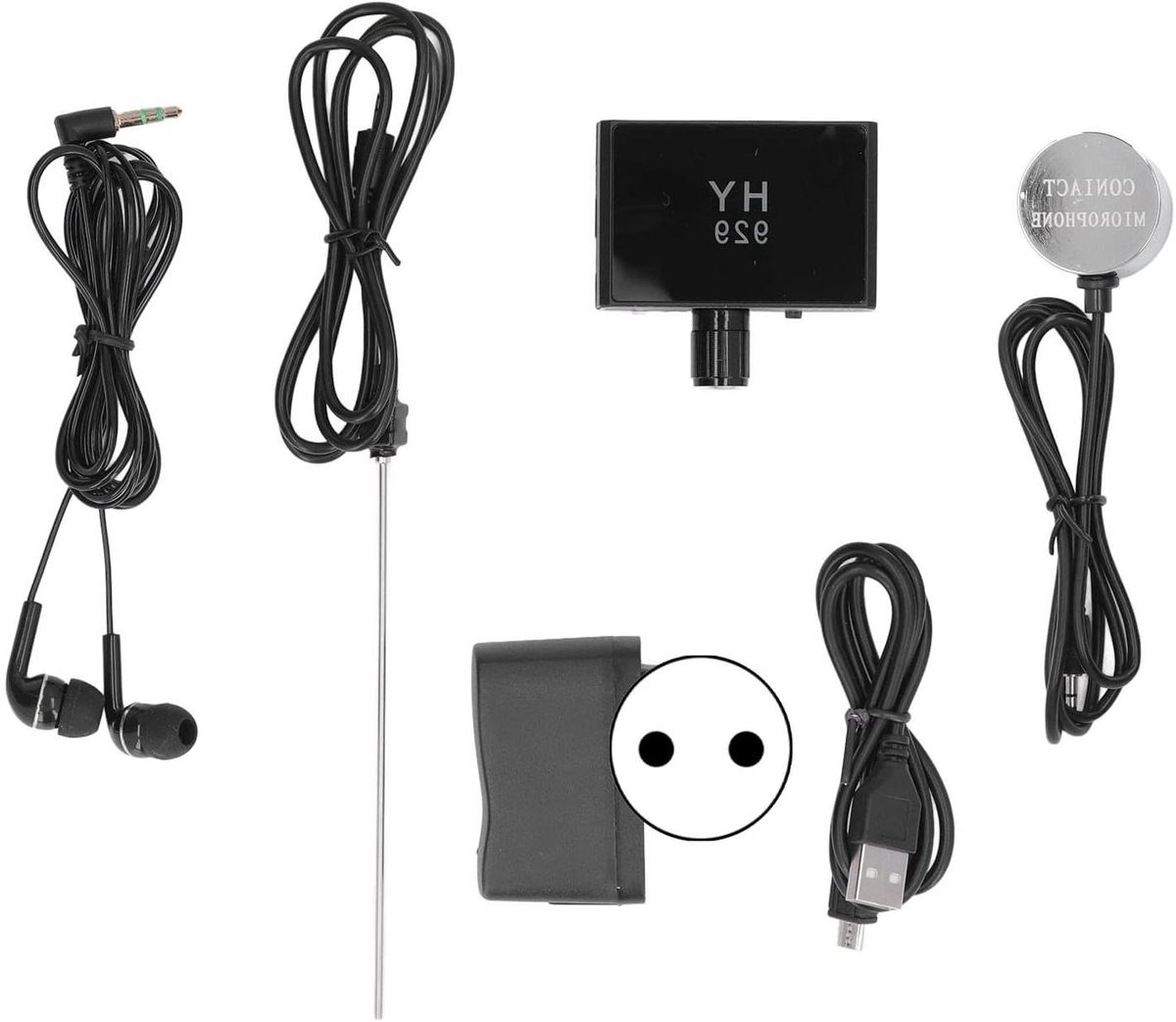 Waterlekkage Sensor - Lekdetector Huishoudelijk - Sanitair Controleren - Dubbele Sonde Ontwerp - 100-240V - Standaard