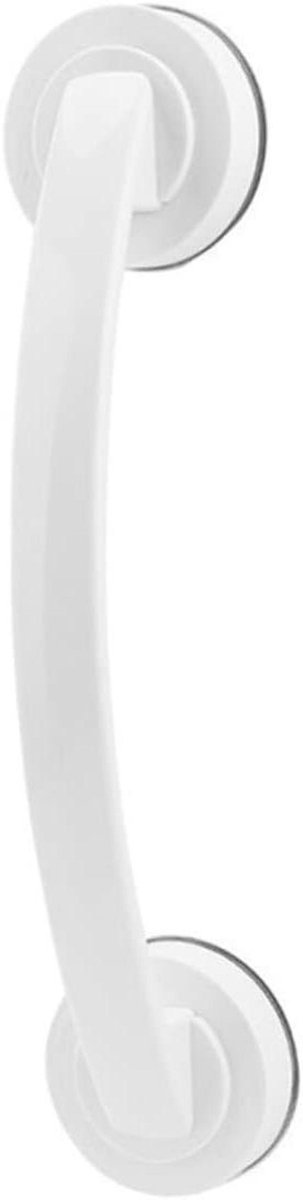 Veiligheidsbeugel Badkamer - Wandbeugel Armsteun - Extra Stabiliteit - Zuignappen Zonder Boren - 30 cm Lengte - Wit